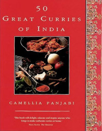 Front cover of 50 Great Curries of India by Camellia Panjabi