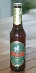 An unopened bottle of Palm Export