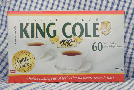 Box of King Cole tea bags
