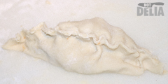 A pasty prior to baking