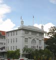 Façade of the Eastern & Oriental Hotel in Georgetown, Penang