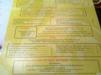 The à la carte menu at Brasserie Wolf - bottom