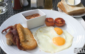 A fried breakfast