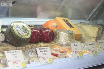 The deli counter at Wine Connection in Singapore