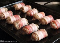Raw pigs in blankets