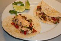 Gousto box blackened haddock tacos
